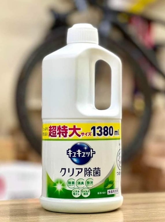Nước rửa bát KAO 1380ml Nhật nội địa.