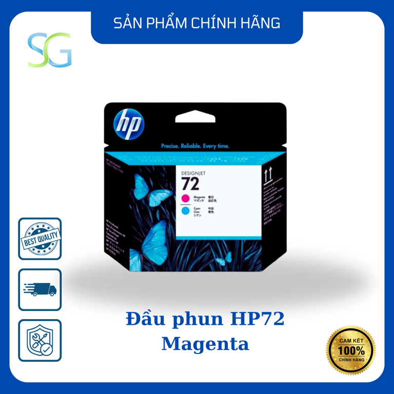Đầu Phun HP72 Magenta/ Cyan (C9383A) Printhead  Cyan & Megenta Cyan