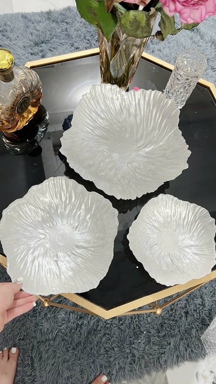 Set đĩa decor ngọc trai