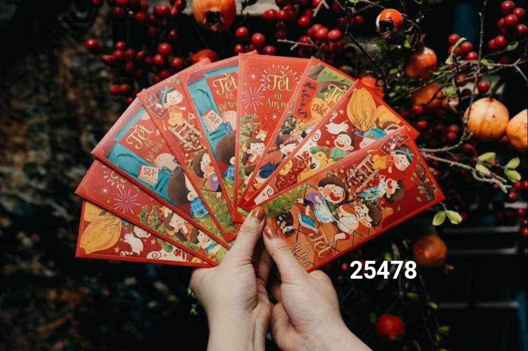 BAO LÌ XÌ - mẫu độc lạ LÌ XÌ GIA ĐÌNH TẾT NEW 2O24