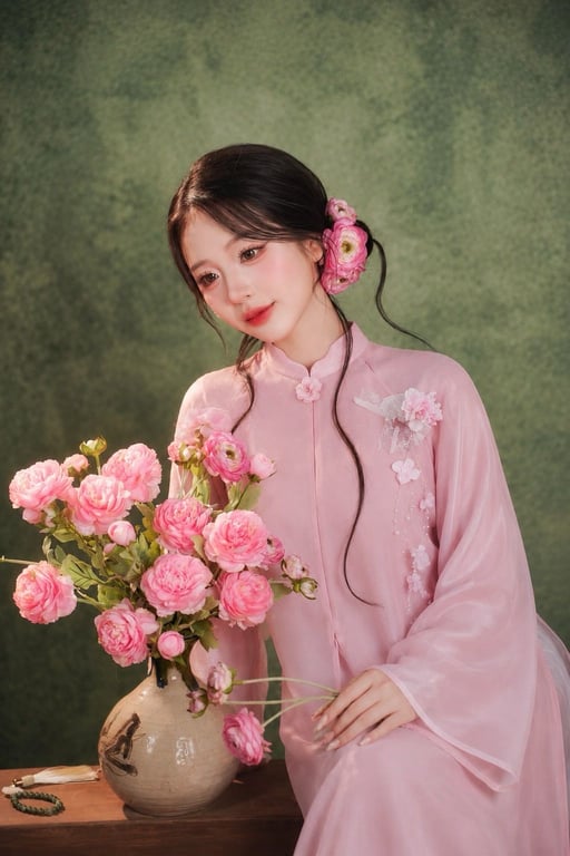 AD 6 tà lót gấm voan tơ hồng S/M