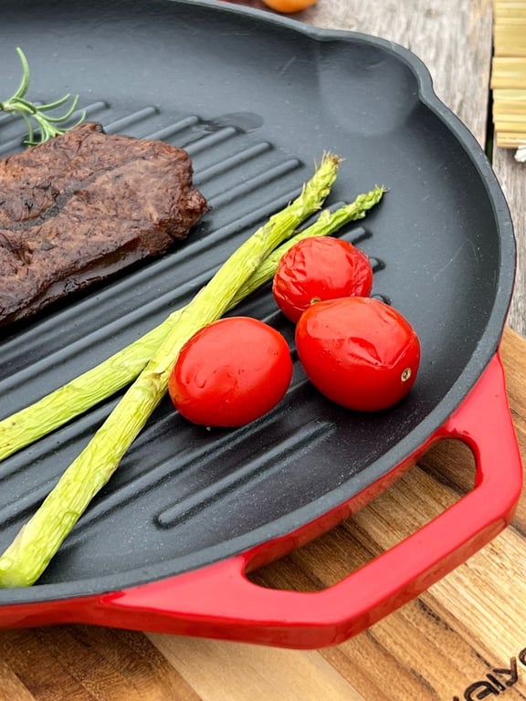 Vỉ nướng gang cao cấp Oceno 26cm