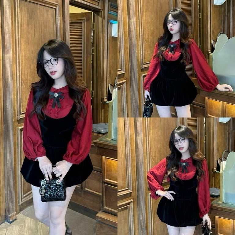 SET YẾM NHUNG ĐỎ ĐÔ