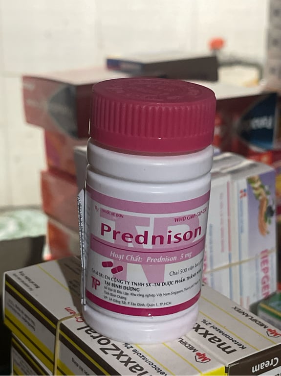 Predni thành nam 5mg c/500v nén