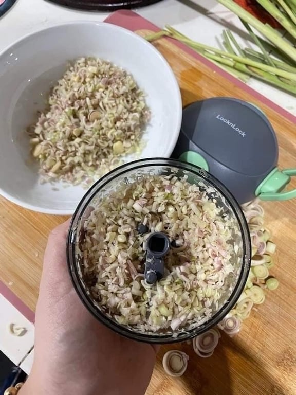 Máy xay tỏi ớt cầm tay mini  Lock&Lock