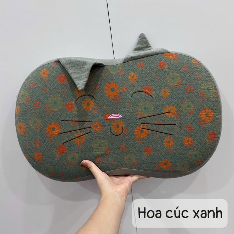 Gối cao su vintage