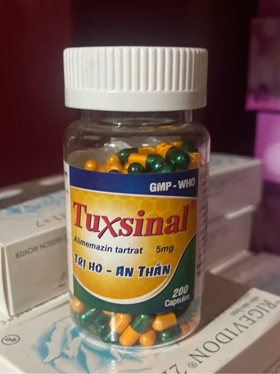 Tuxsinal c/100viên nic alimemazin