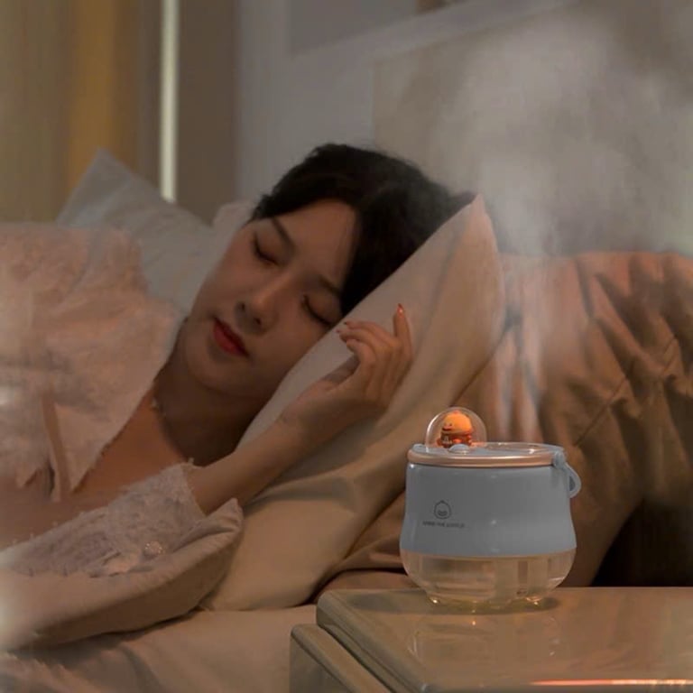 máy xông kèm đèn ngủ