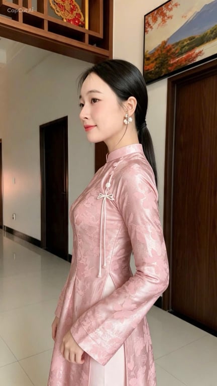 AD gấm Hồng Điệp hồng (S->XXL)