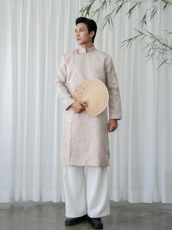 ADN Oao gấm loang - hồng M/L/XL/XXL/XXXL