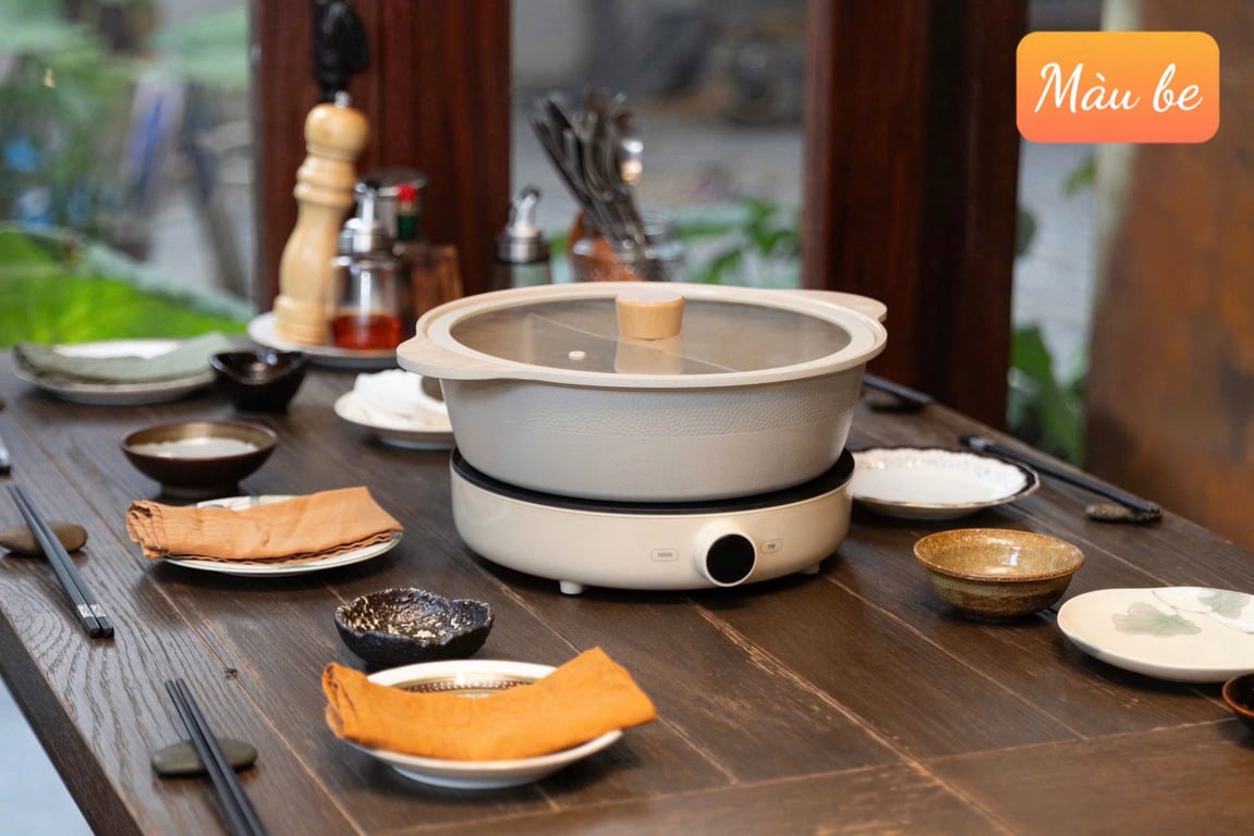 SET NỒI LẨU + BẾP TỪ 2LOCK🩷