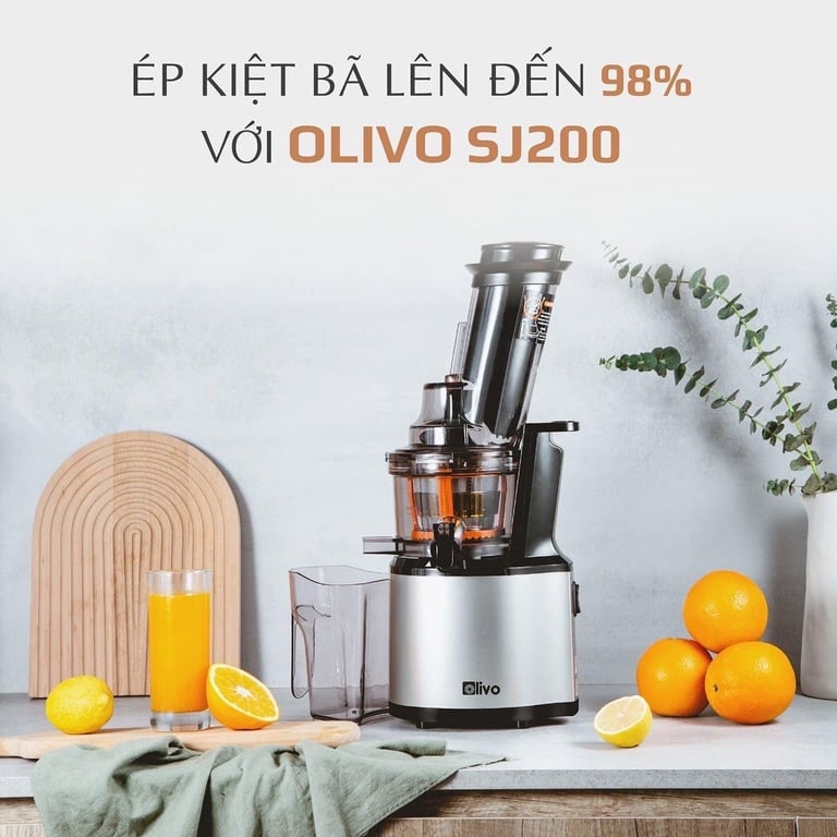 MÁY ÉP CHẬM OLIVO SJ200