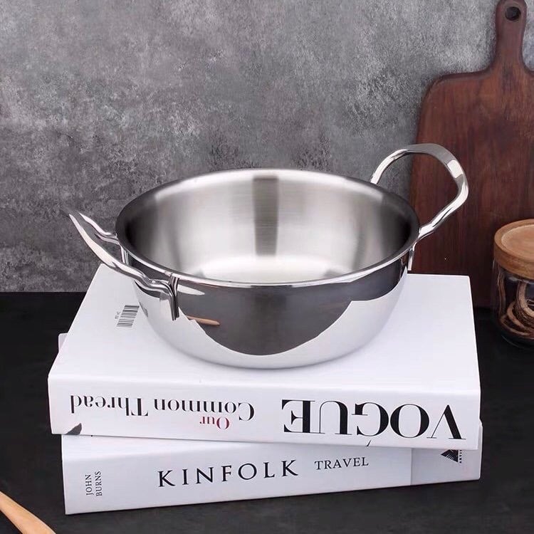 Nồi 2 quai Chockmen 18cm vung kính CKM102