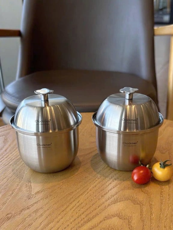 Hũ chưng yến 340ml inox18/10 Chockmen - C476