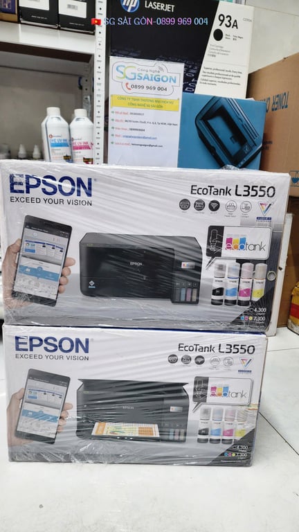 Máy In Phun Màu Đa Năng Epson Ecotank L3550 (A4/A5/ Copy/ Scan/ USB/ WIFI)