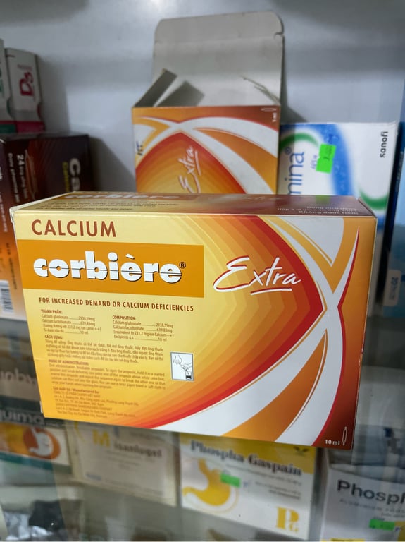 Calci corbie 10ml h/30 ống