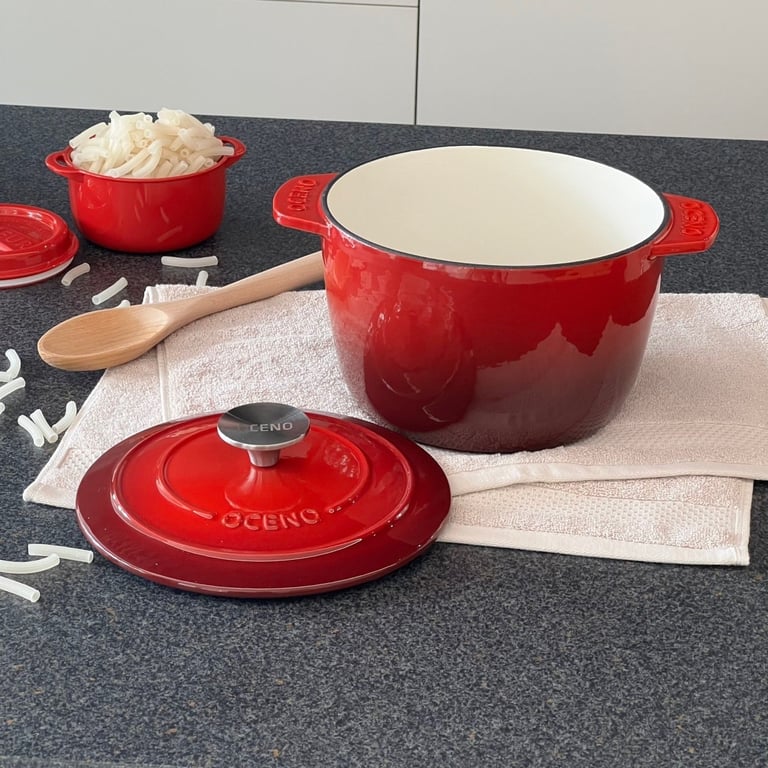 Nồi gang dáng cao Oceno 20cm