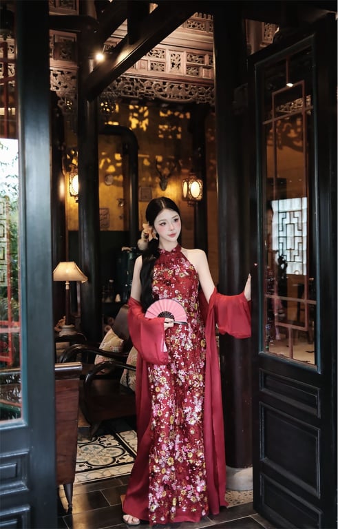 AD yếm kim sa đỏ (có bigsize)