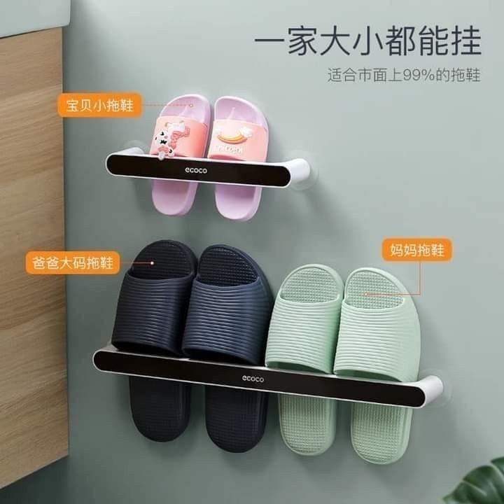 THANH TREO KHĂN, GIÁ ĐỂ DÉP ĐA NĂNG DÁN TƯỜNG ECOCO