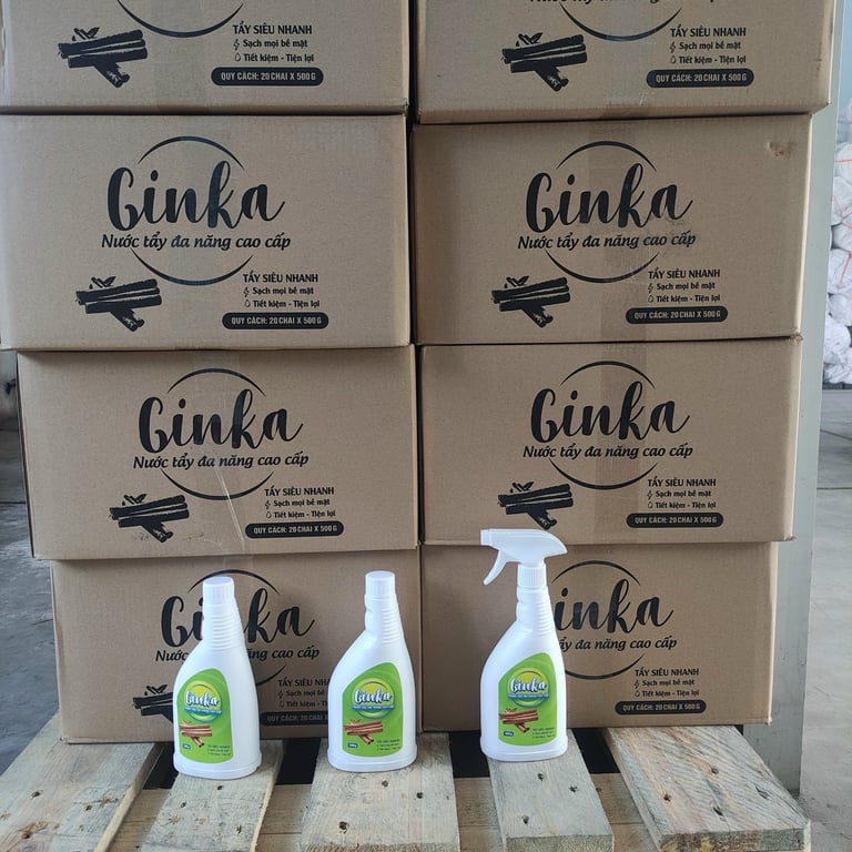 Tẩy đa năng cao cấp GINKA - Tẩy cặn canxi, tẩy dầu mỡ