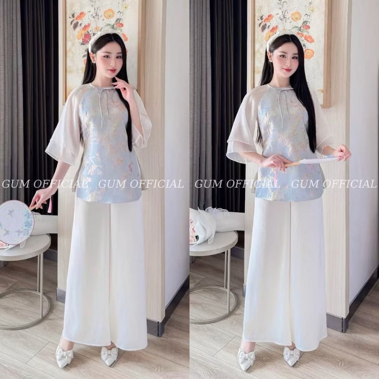 Set bộ Tường An -xanh