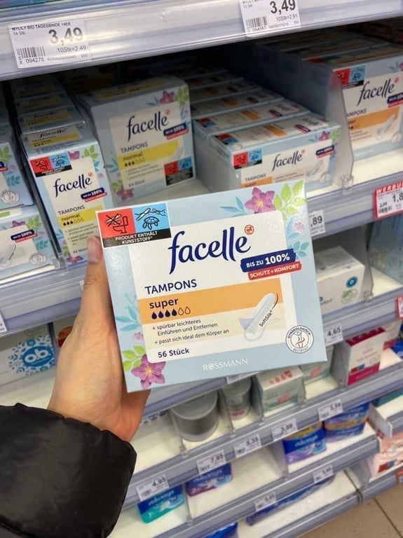 Tampon FACELLE 3 giọt va 4 giọt