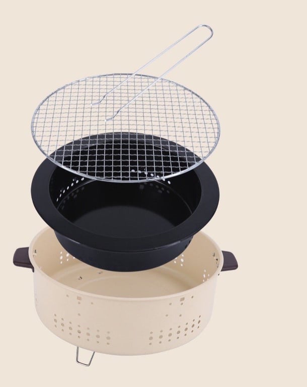 BẾP NƯỚNG THAN HOA CHỐNG NÓNG sz 32cm