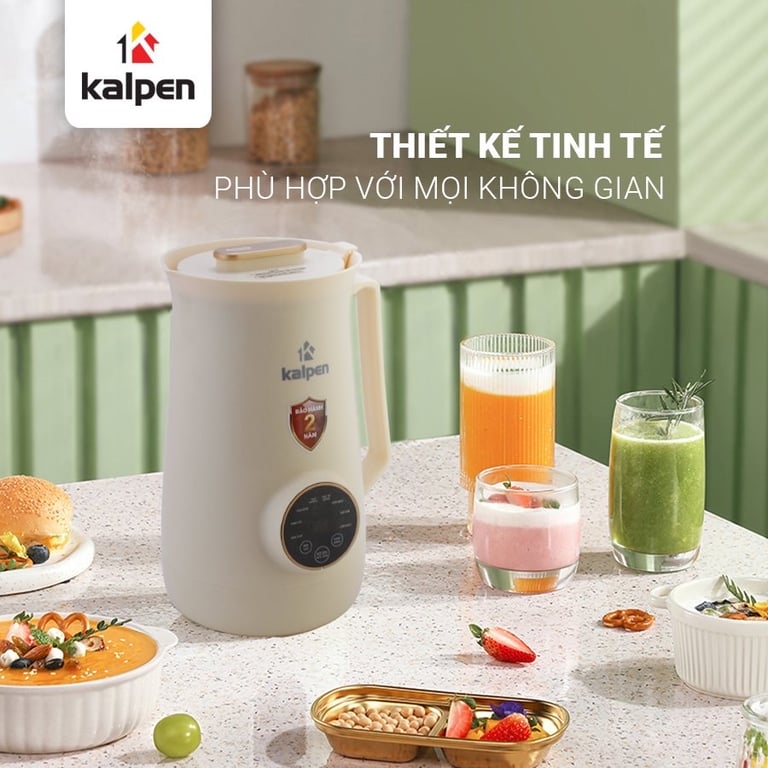 MÁY LÀM SỮA HẠT MINI KALPEN H1 và H2 600ml