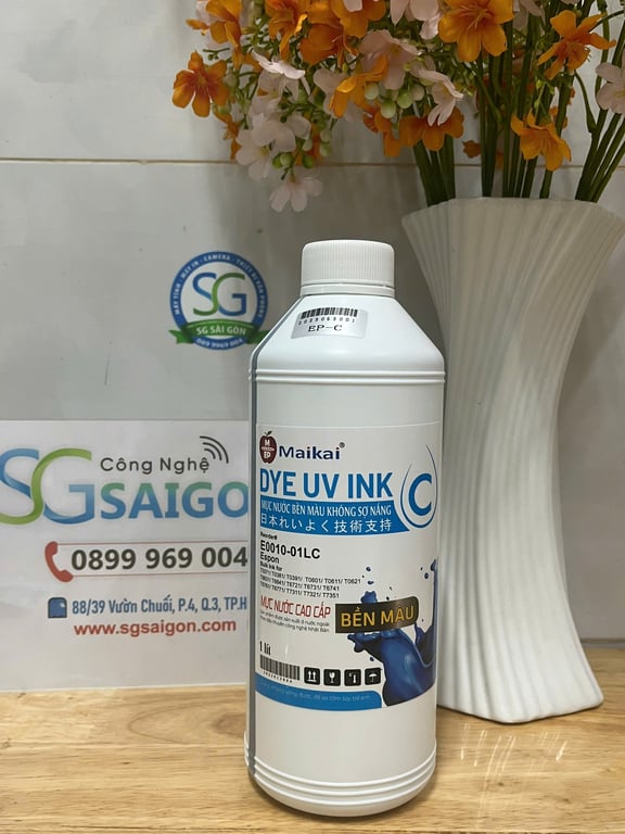 Mực Nạp Màu Xanh Epson Bulk Ink E0010-01LC - 1 Lít