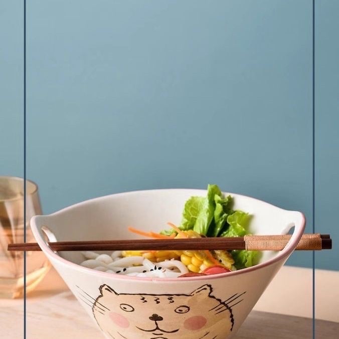 Set 2 Bát tô sâu lòng 800ml gốm sứ cao cấp