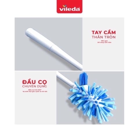 BỘ CHỔI CỌ TOILET VILEDA TSU156132