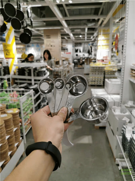 BỘ 5 MUỖNG ĐO LƯỜNG GIA VỊ LÀM BÁNH VARDAGEN IKEA