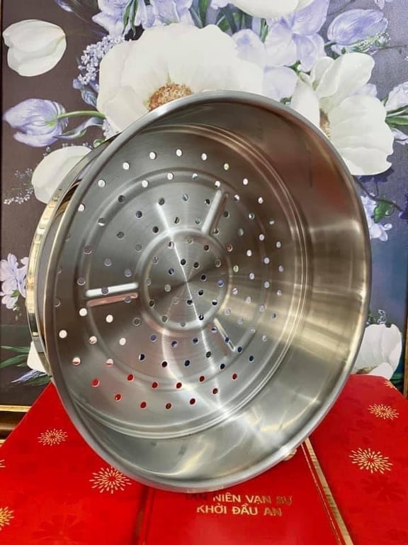 Xửng hấp Kimscook 24cm inox (không kèm nồi) Hàn Quốc