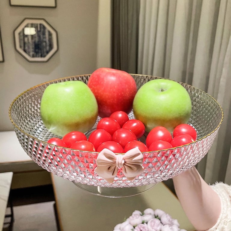 Đĩa đựng trái cây, rau củ siêu xinh, đĩa bánh kẹo