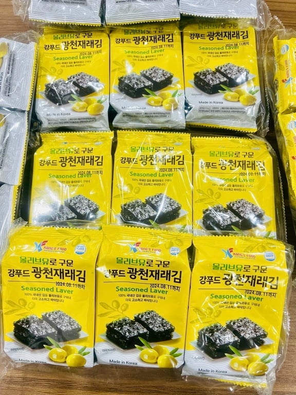 Rong biển ăn liền Seasoned Laver Hàn Quốc