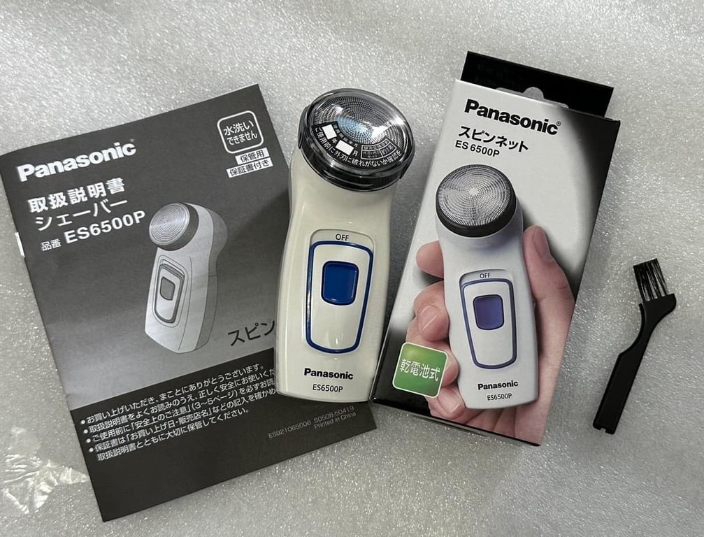 MÁY CẠO RÂU PANASONIC ES6500 - SAC PIN AA
