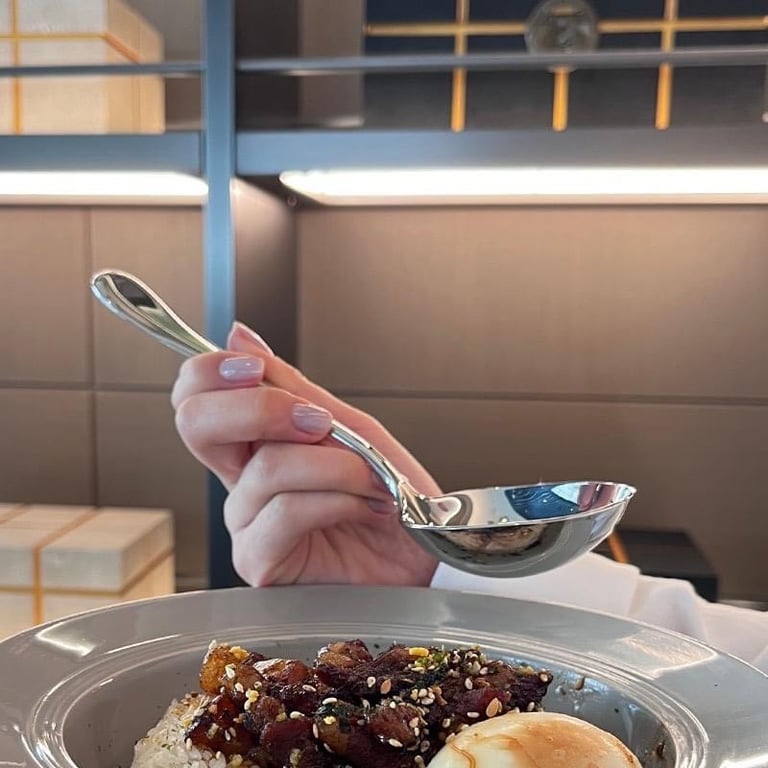 RK349 - Thìa sâu lòng Hàn Quốc Chockmen dài 19.6cm