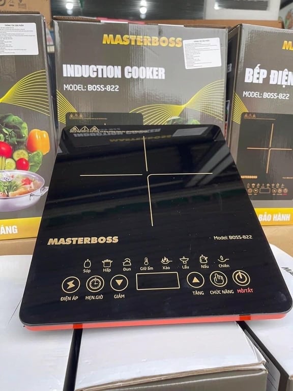 BẾP TỪ ĐƠN MASTER BOSS 822 CÓ TẶNG NỒI