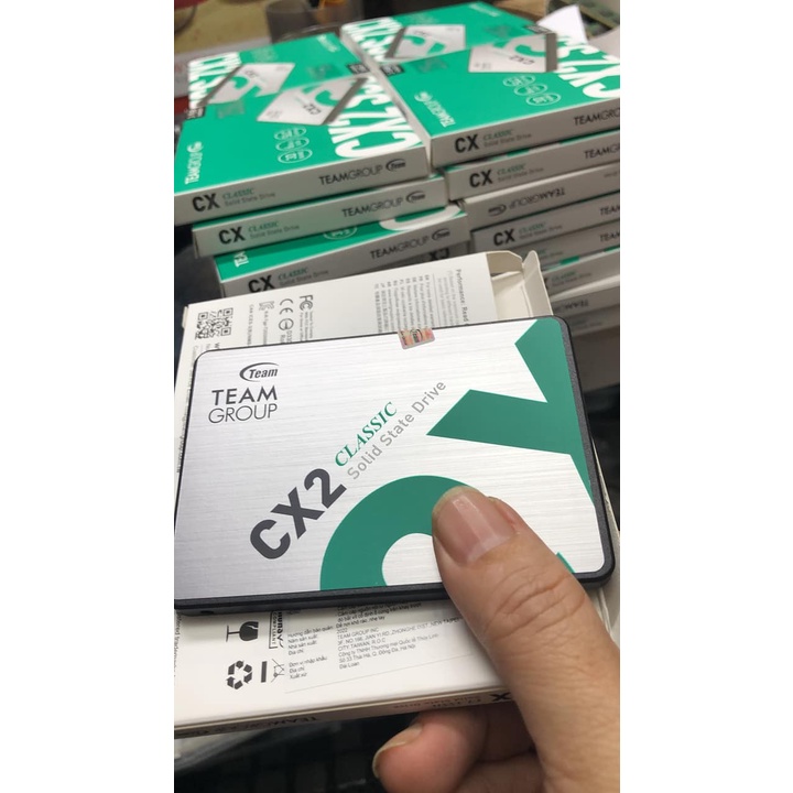 Ổ Cứng Máy Tính SSD TeamGroup CX2 256GB Sata III