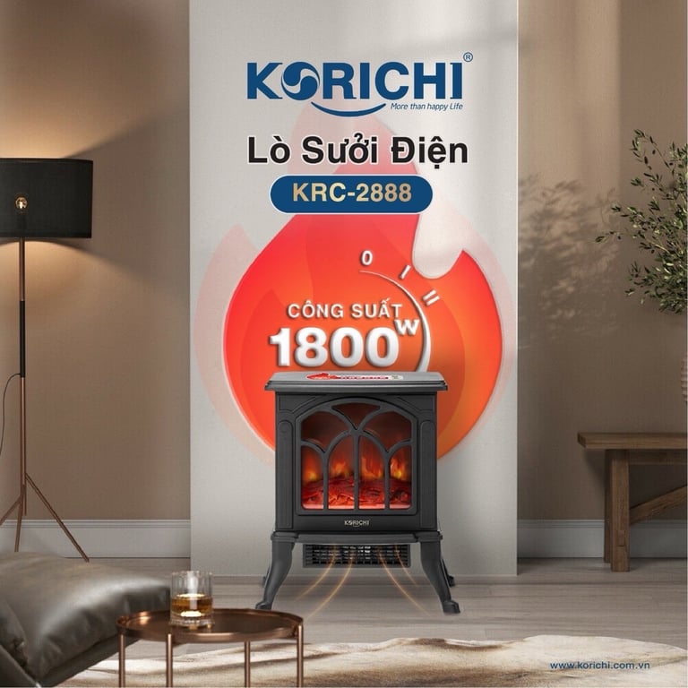 🧲🧲 LÒ SƯỞI ĐIỆN KORICHI KRC-2888