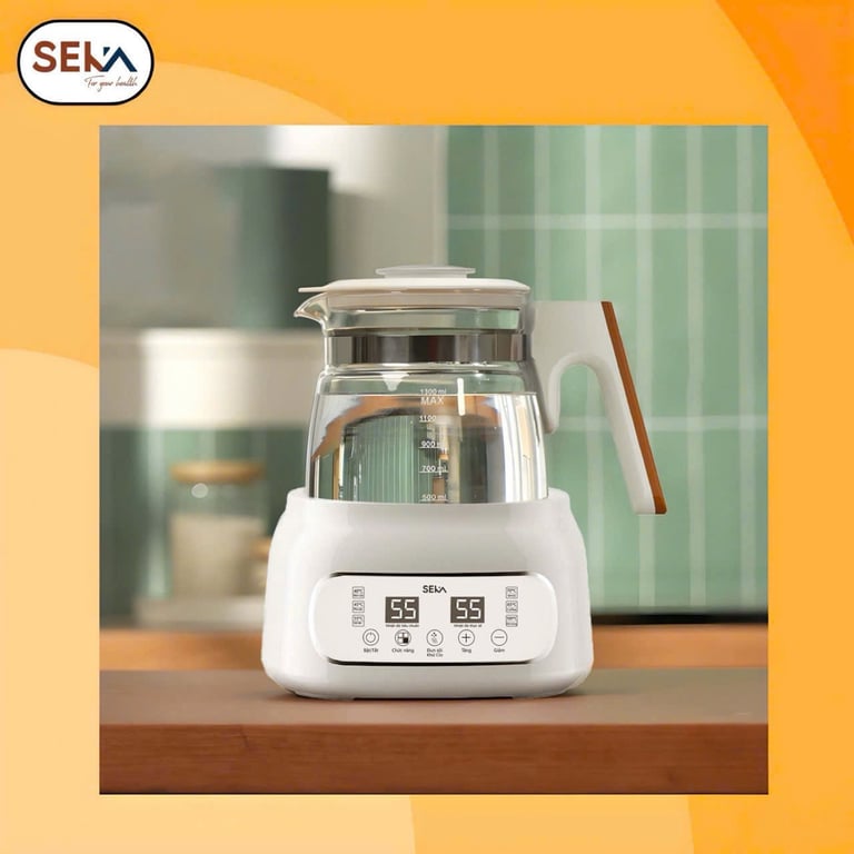 MÁY ĐUN VÀ HÂM NƯỚC PHA SỮA SEKA SK2829T ( Mẫu mới)