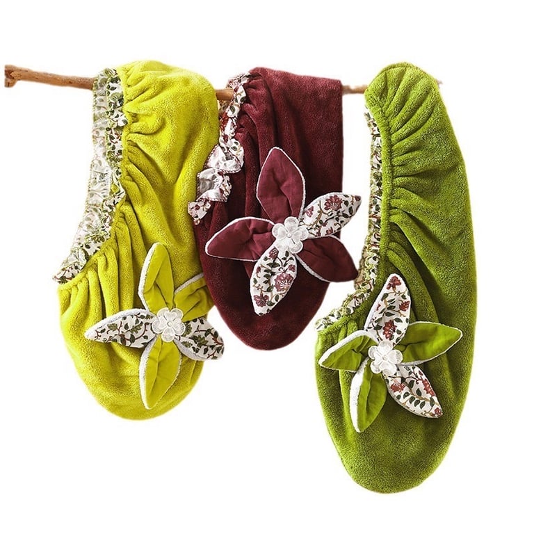 Combo Váy Quây và Mũ quấn tóc Mềm mịn, Thấm hút nước