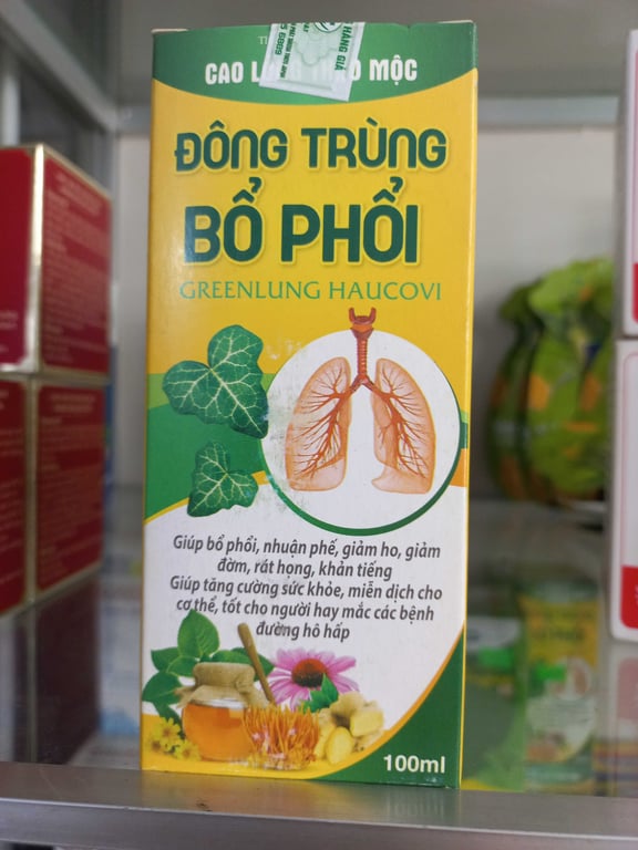 Đông trùng bổ phổi chai 100ml