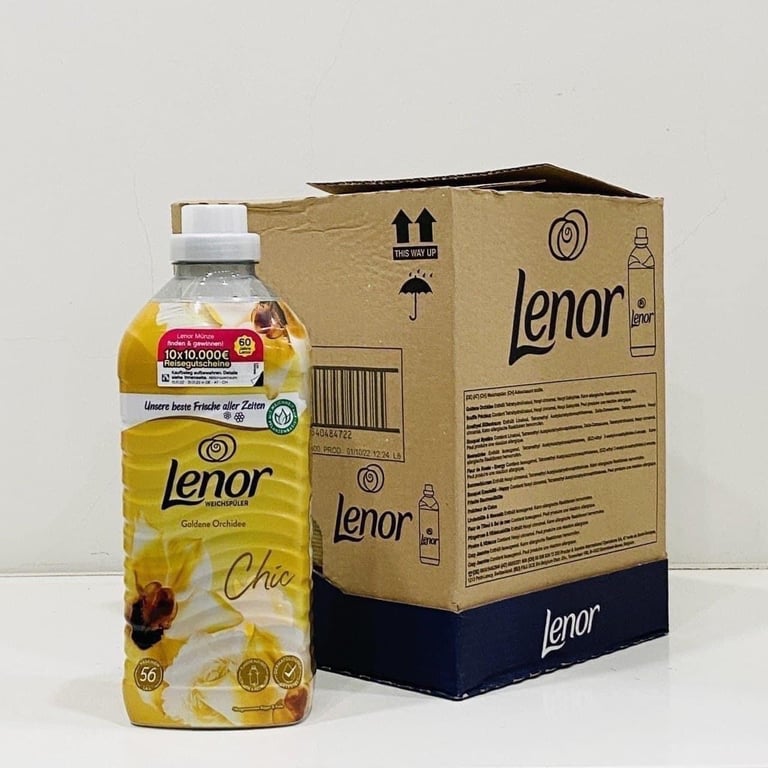 Nước xả vải cao cấp Lenor hương Hoàng Lan – Chai 1.4L