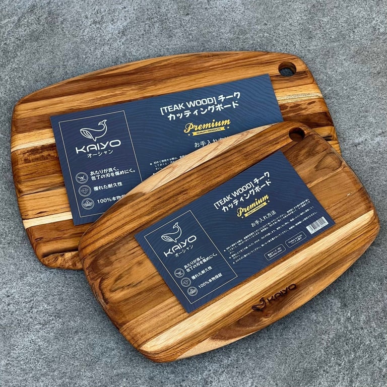 🪵🪵THỚT GỖ TEAK KAIYO size S, M