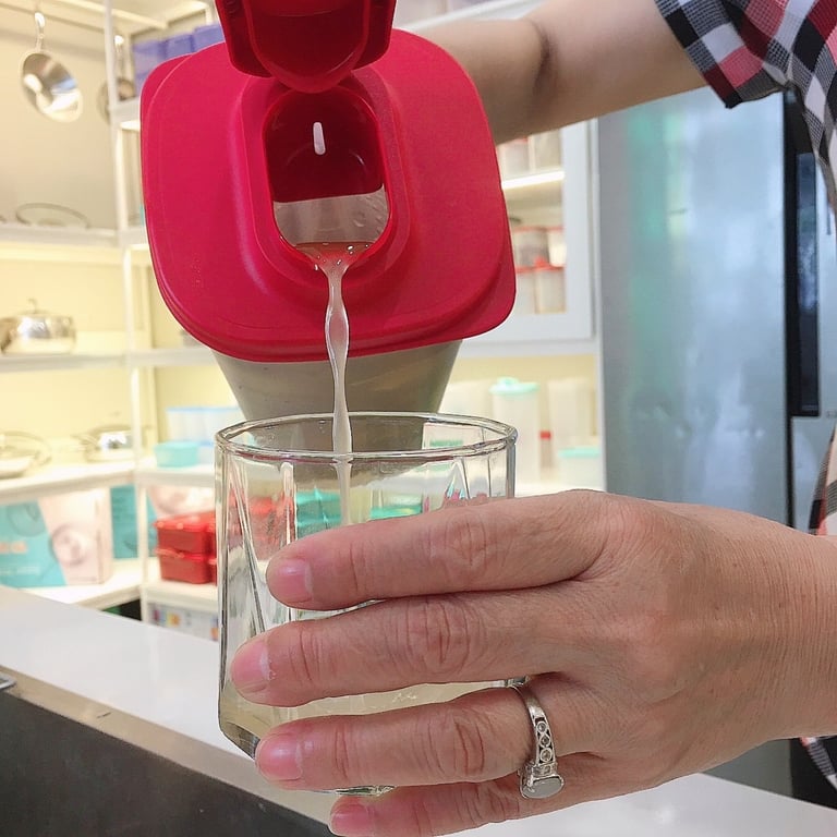 Set 2 hộp đựng nước tupper ware