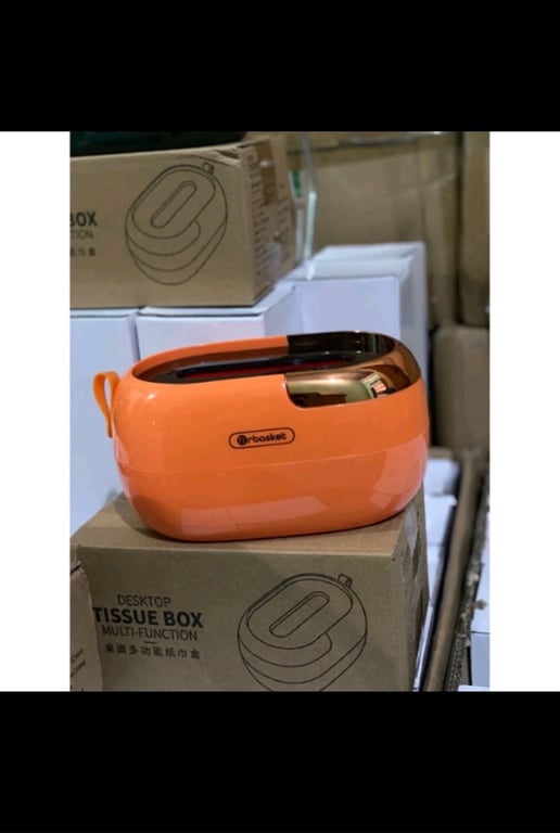 Hộp đựng giấy ăn lò xo để bàn sang trọng Nrbasket