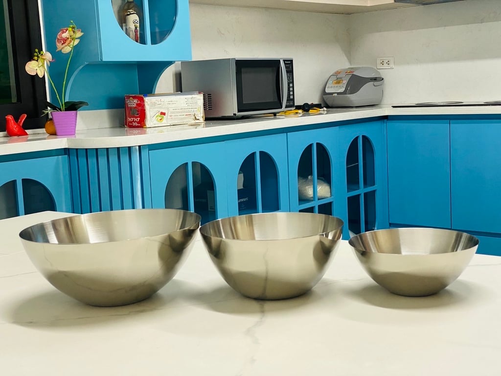 Tô trộn inox Chockman size 19cm (1L) - 22cm (2L) - 28cm (3.5L)