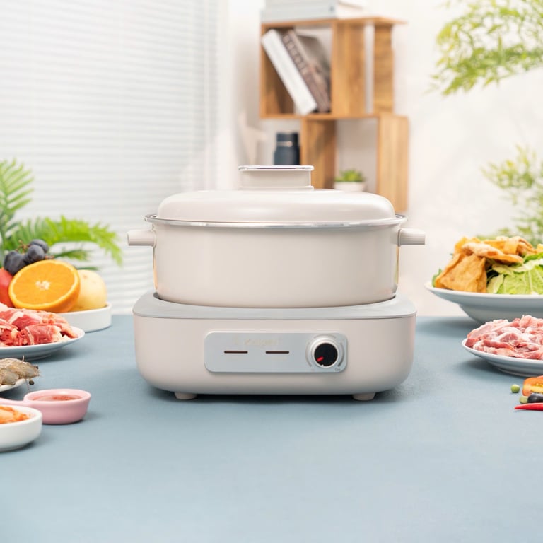 NỒI LẨU ĐIỆN KHAY LẨU THÁO RỜI KALPEN P33 DUNG TÍCH 5L