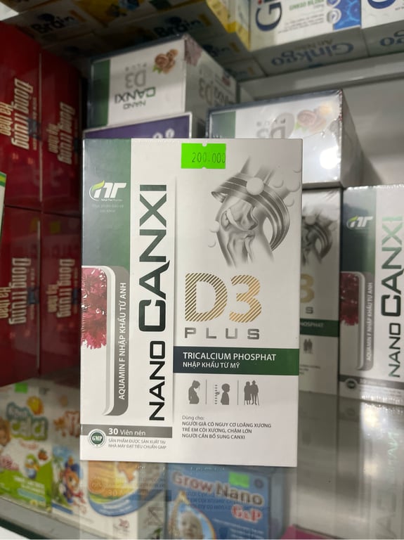 Nano canxi d3 plus  nhất tiến n h/30v